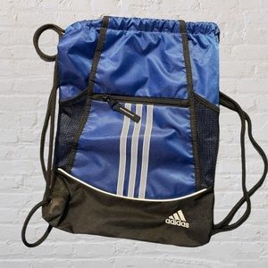 Adidas drawstring backpack/gym bag